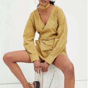 FP Movement by Free People Mustard Jumpsuit